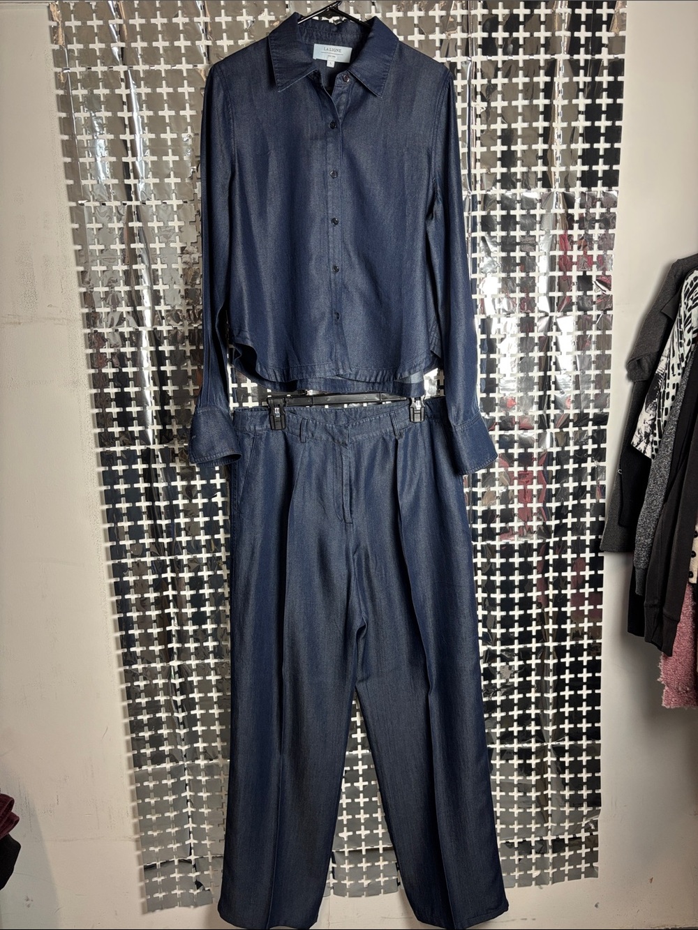 La Ligne Dark Navy two piece set